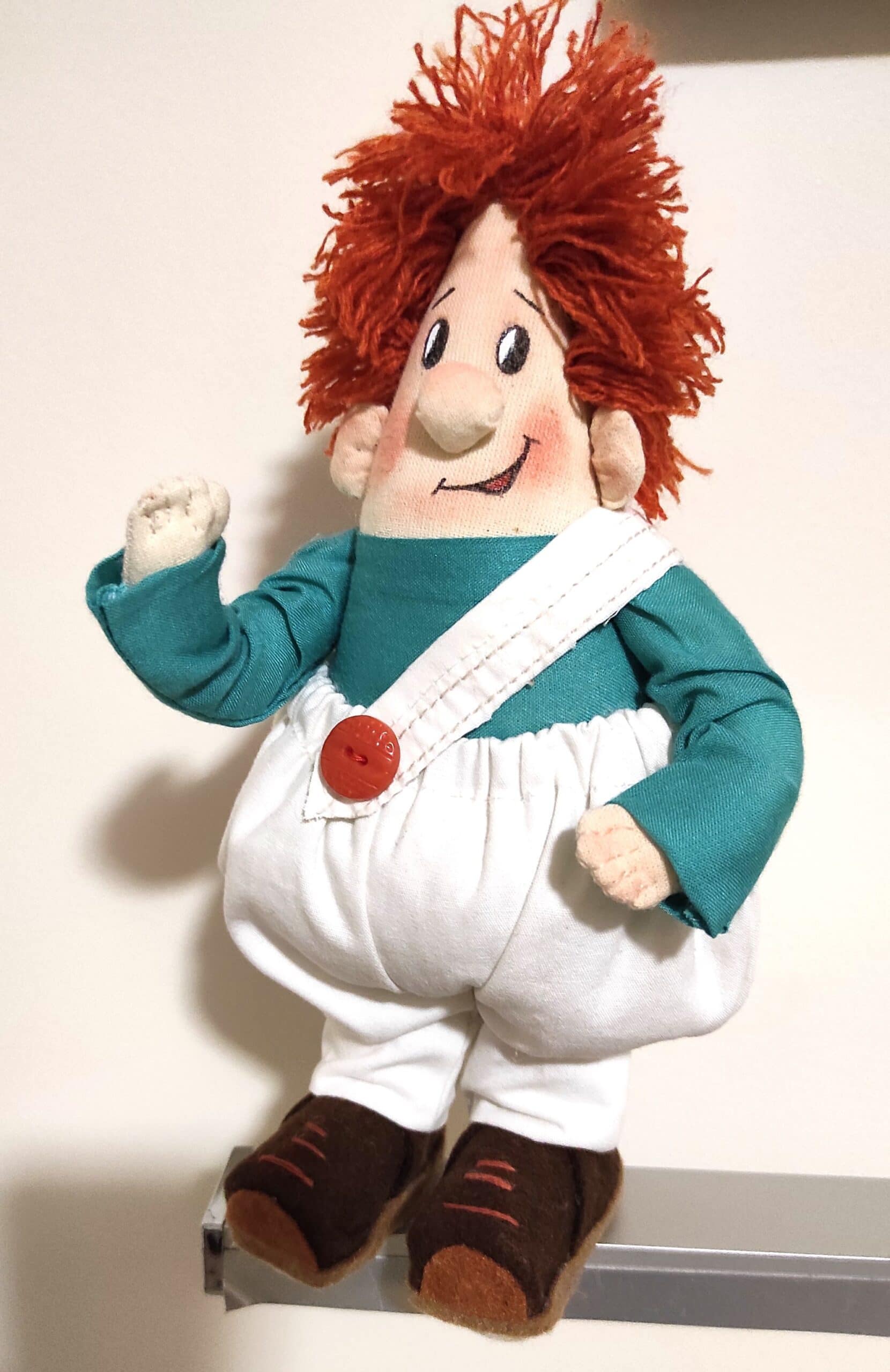 Кукла Карлсън. Кукла Фрекен Бок. Ръчно изработена