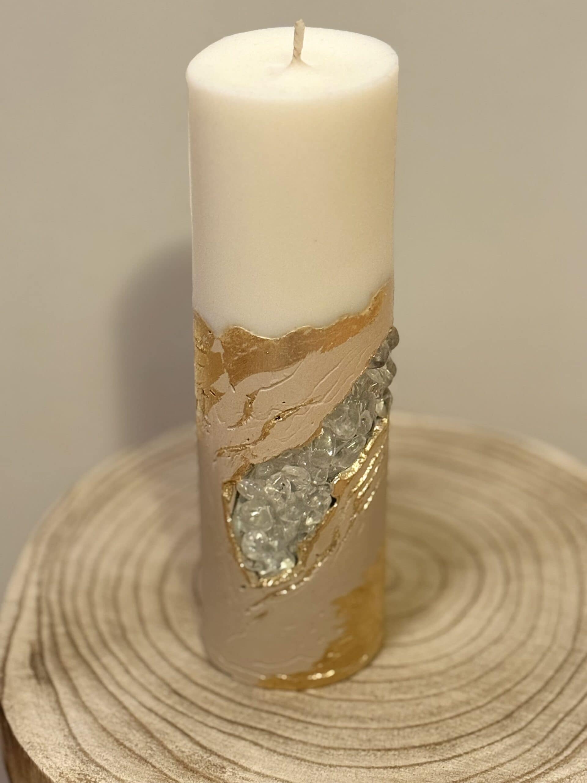 Декоративна свещ Lumiere Vein