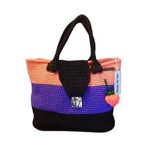 Дамска плетена чанта