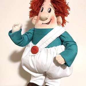 Кукла Карлсън. Кукла Фрекен Бок. Ръчно изработена